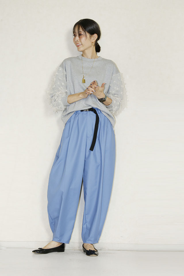 Kittle（キトル）　スリーブカットジャガードプルオーバー　K256-62276-820