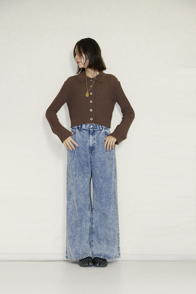 ante aciem　フェザー透かしカーディガン　NB-10256956