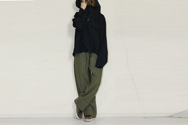 Garance et Violette (ギャランス エト ヴィオレット) 　ツィードミリタリートラウザー 25235-9736P