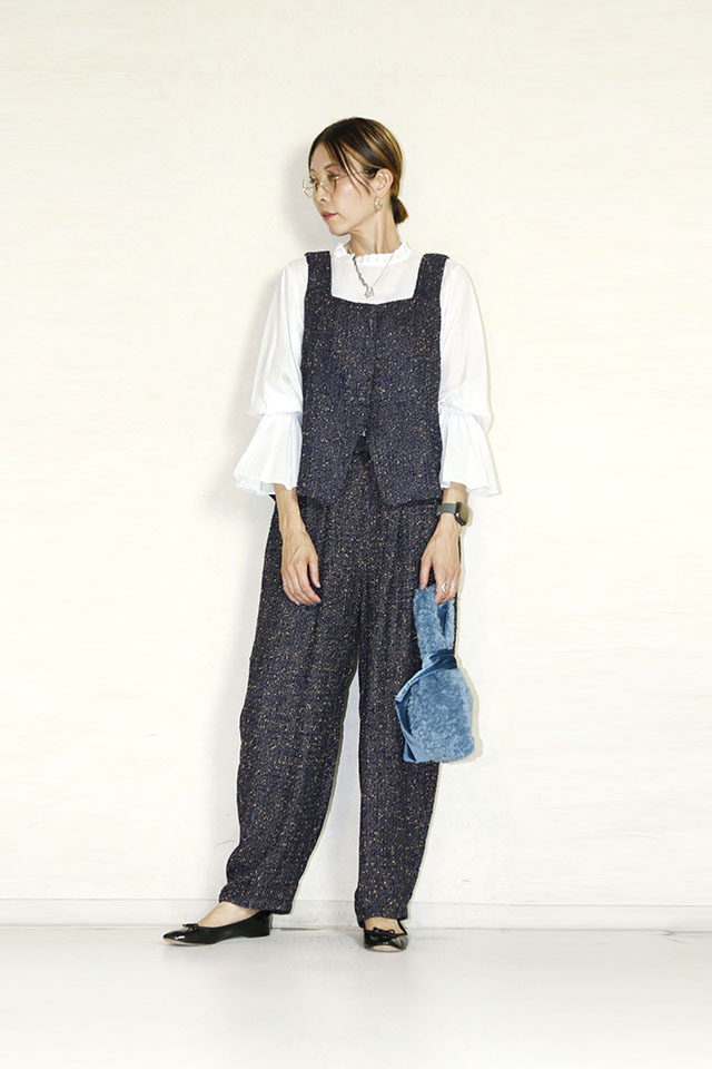 WHYTO　nep tweed trouser　WHT25FPT4056