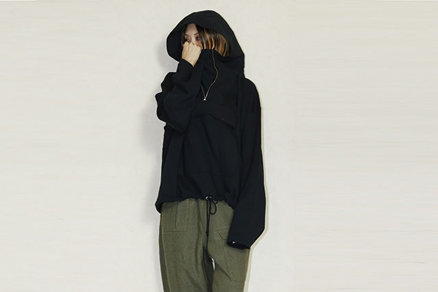 Garance et Violette (ギャランス エト ヴィオレット) 　ミリタリースウェットパーカー　 25235-1741U