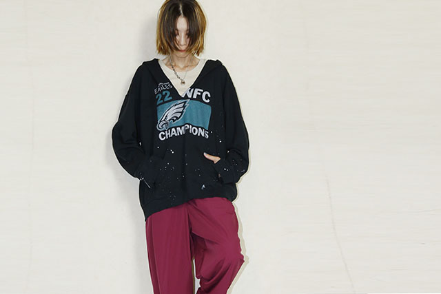 rebear by JOHNBULL  ヴィンテージクラッシュパーカー  RE251C04