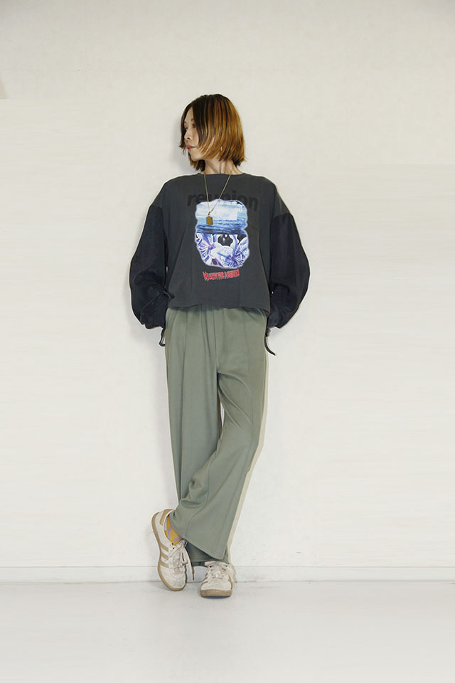 MICELLE　フリースワイドパンツ　1527507