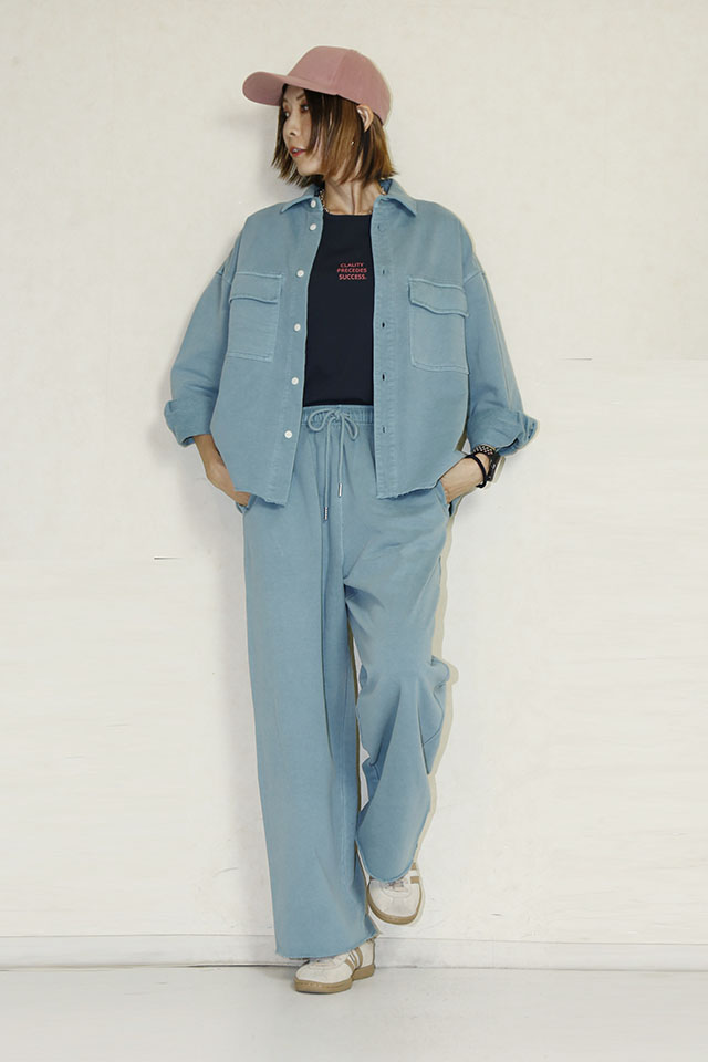 JOHNBULL　(ジョンブル） ピグメントスウェットパンツ 　JL254P19