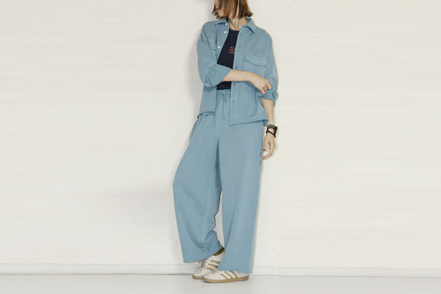 JOHNBULL　(ジョンブル） ピグメントスウェットパンツ 　JL254P19