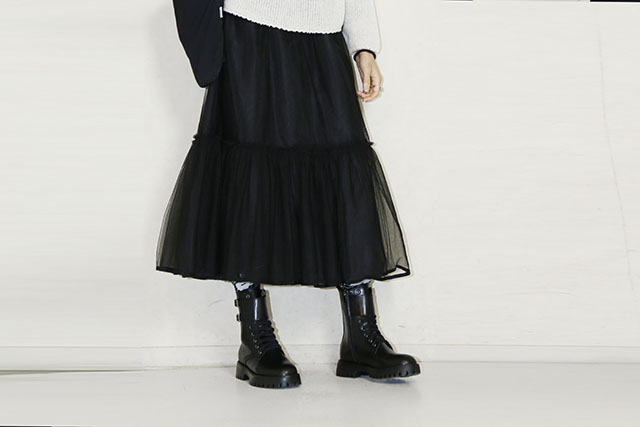 PAKU　Wベルトレースアップブーツ  WSAT25002