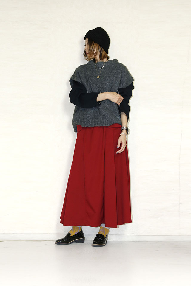 SUGAR ROSE 　ボートネックニットベスト　255900