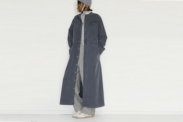 SUGAR ROSE 　ピグメントシャツワンピース　253930