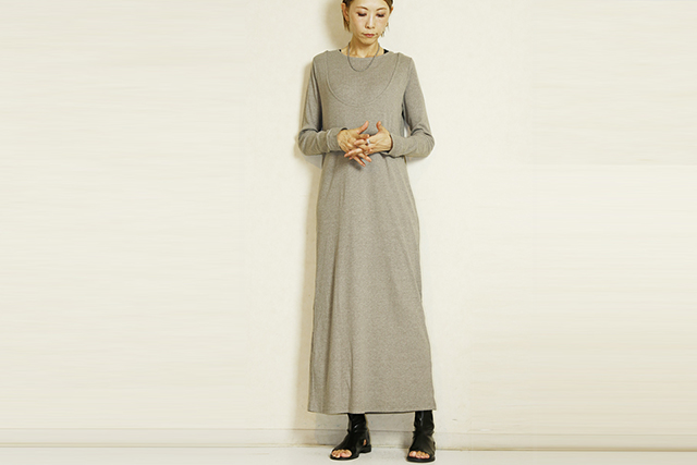 AGAWD（アガウド）レイヤードリブワンピース　2401-441426