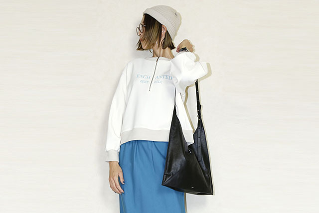 Praia　(プライア) 　ボンバーヒートスキッパーTOPS　LER-25128-offwhite