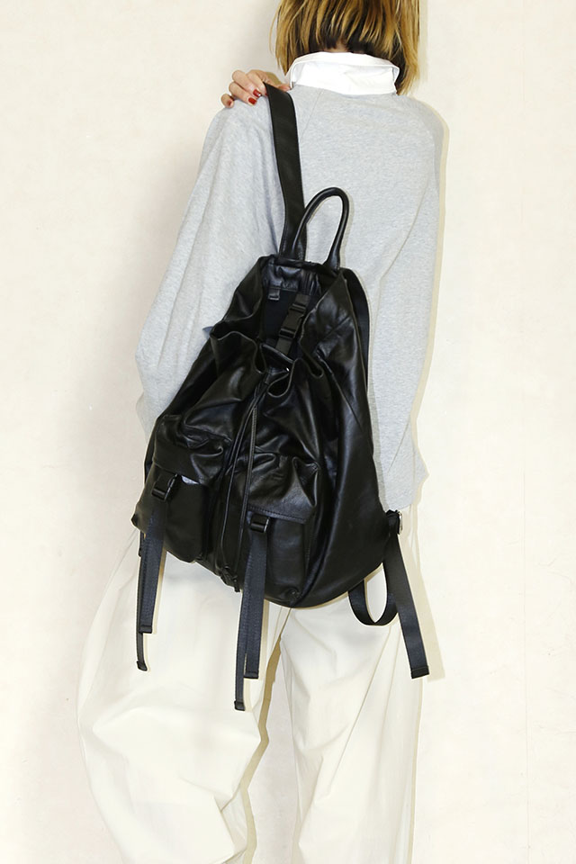 INCIPIT　DRAWSTRING BACKPACK  ICP-061D-BK