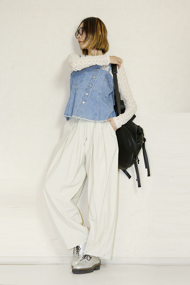 　QTUME（クチューム） 　デニムビスチェ　612-25002-64