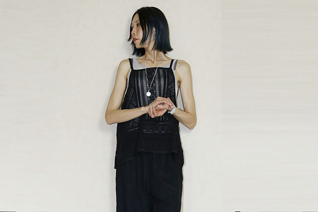 CHIGNON（シニヨン）　パッチワークレースキャミ　1861-050BZ