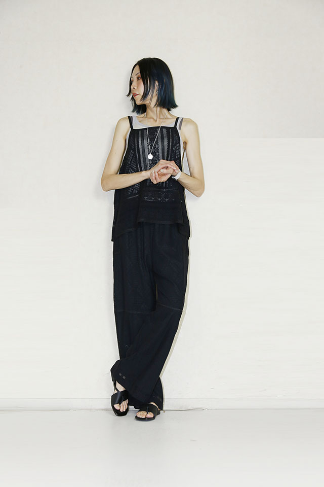 CHIGNON（シニヨン）　パッチワークレースパンツ　3561-051BZBLACK