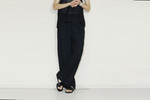CHIGNON（シニヨン）　パッチワークレースパンツ　3561-051BZBLACK