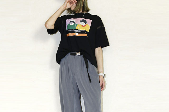 STOF（ストフ） PANYAO SAMUE  TSHIRT 　SF26SS-26Cblack