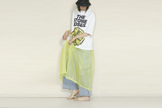 　HCAE  ORGANDY SHEER LAYERED DRESS　E26S0038-44