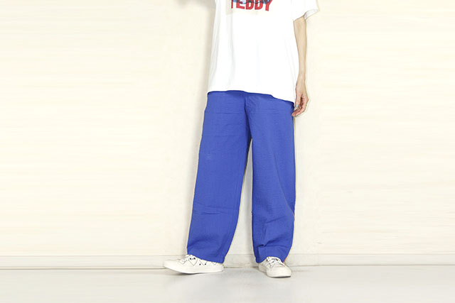 　HCAE  ZIP HEM SEERSUCKER PANTS　E26S0031