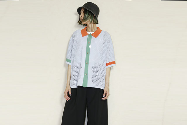 _MG_4800002026.JPG[2026/04/27] 	 COLOR BLOCK COLLAR OPENWORK KNIT TOP E26S0033