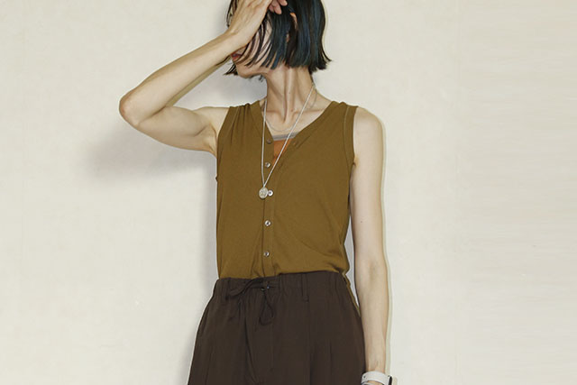 KHA:KI（カーキ）2WAY TANK TOP  MIL26SCS3495