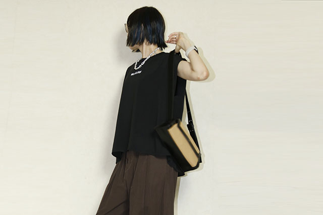 PB SELECT　　布帛フレンチスリーブtops　17615