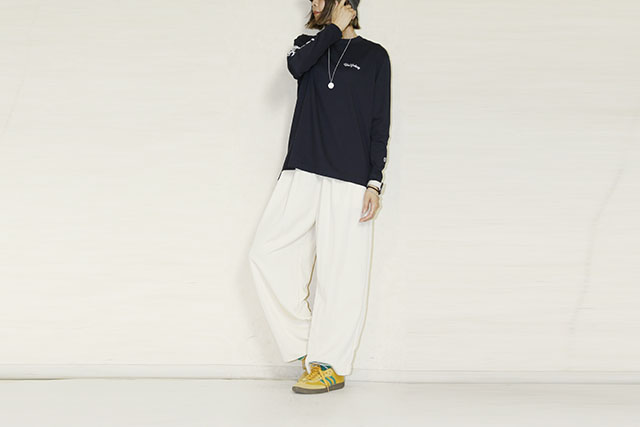 ロングプリントロングTシャツ　26A-MT-45