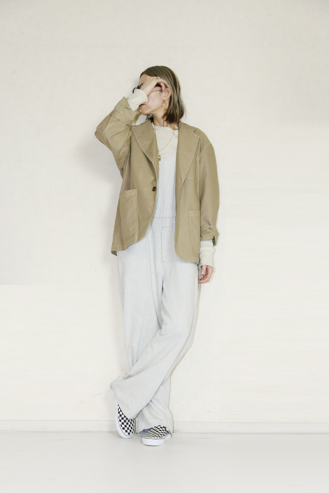 JOHNBULL　(ジョンブル）　コットンリネンテーラードジャケット JM251L05-070