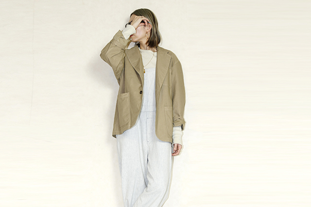 JOHNBULL　(ジョンブル）　コットンリネンテーラードジャケット JM251L05-070