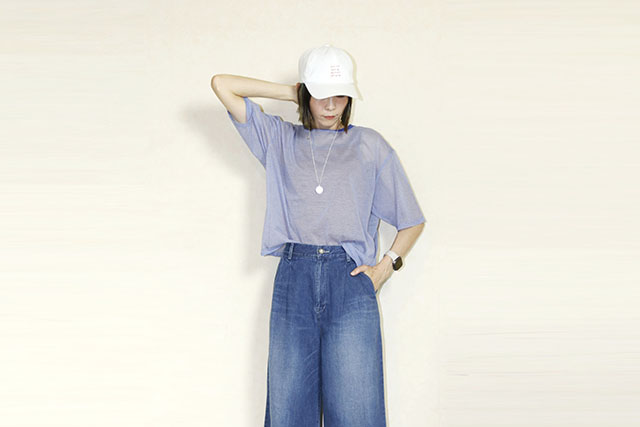 JOHNBULL  シアーボーダーTシャツ 　JL252C27
