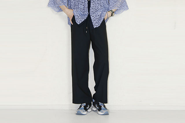 trois （トロア）アサレチックワイドパンツ　T251-87017-F