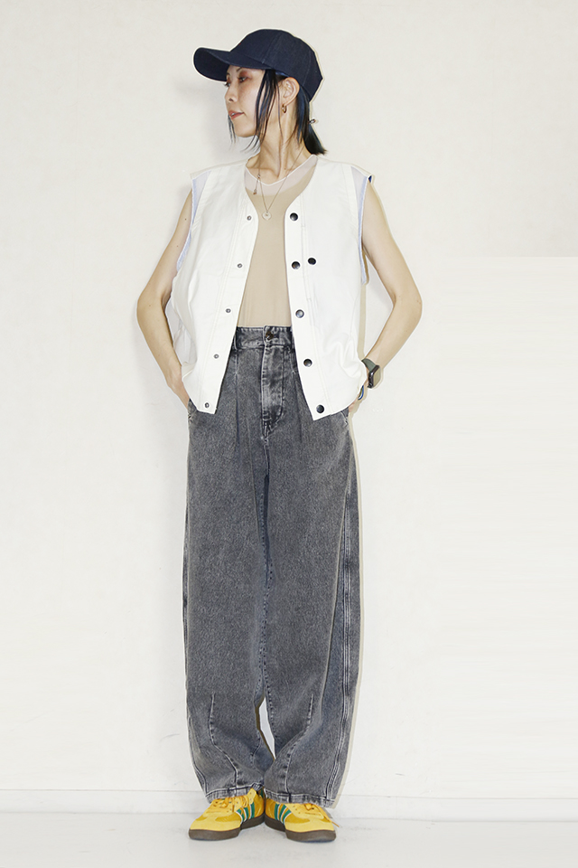 Garance et Violette (ギャランス エト ヴィオレット)   コクーンニットジーンズ 　25165-9259P