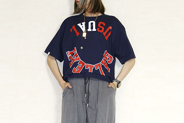 USU GALLERY 　BIGカレッジTシャツ　25M-MT-35