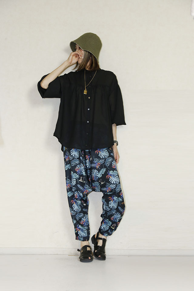 trois （トロア）アンティークガーゼシアーブラウス　T251-81064-D