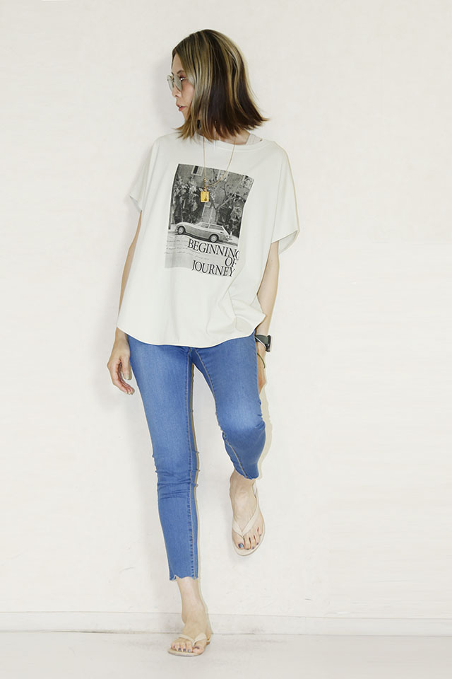 Praia　(プライア) 　スキニーデニム　6009B