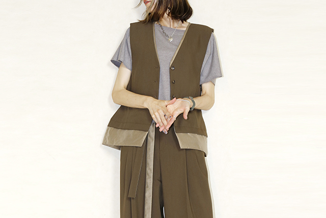 CHIGNON（シニヨン）　レイヤーベスト 　4653-341MK