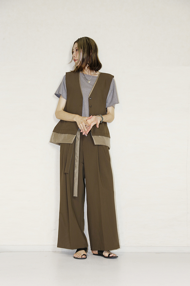 CHIGNON（シニヨン）　レイヤーベスト 　4653-341MK