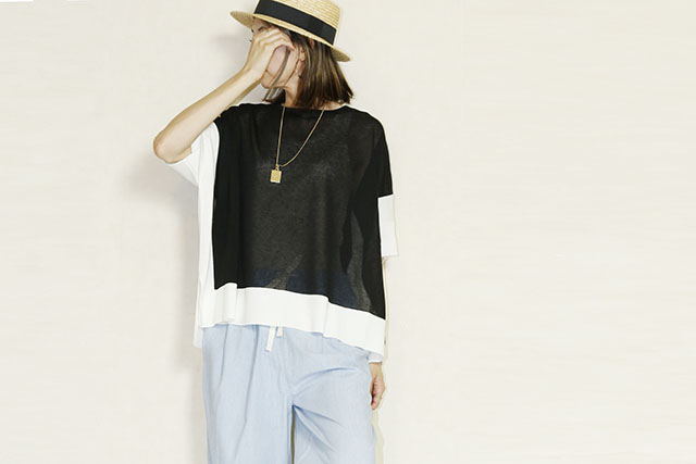 MARGAUX  (マルゴー)　 bycolcr dolman knit 　MGKN-25052-S