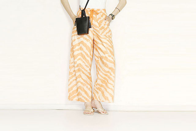 MARGAUX  (マルゴー)　 zebra easy wide パンツ 　MGPT-25054-S