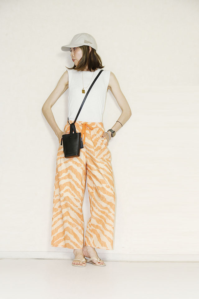 MARGAUX  (マルゴー)　 zebra easy wide パンツ 　MGPT-25054-S