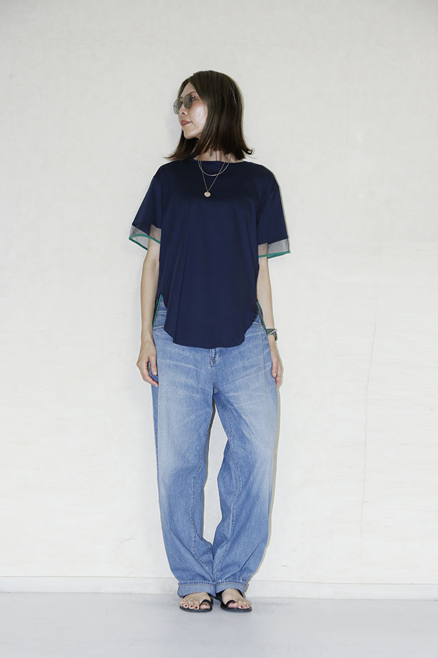 Kittle（キトル）　バックチュールTシャツ　K251-66121-520
