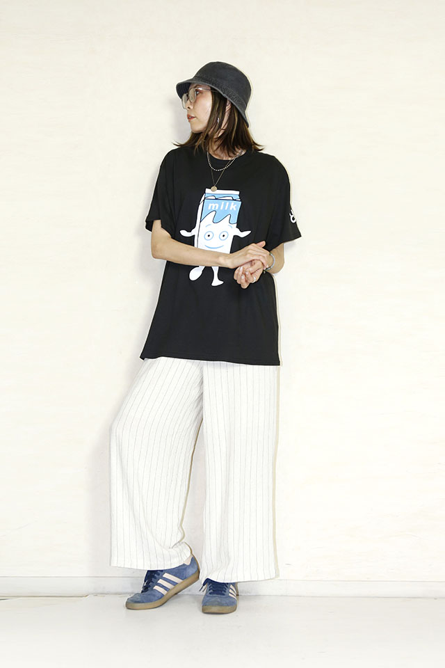 25SSROCKOFF-Blur　Milky Tシャツ