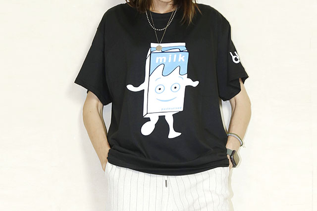 25SSROCKOFF-Blur　Milky Tシャツ