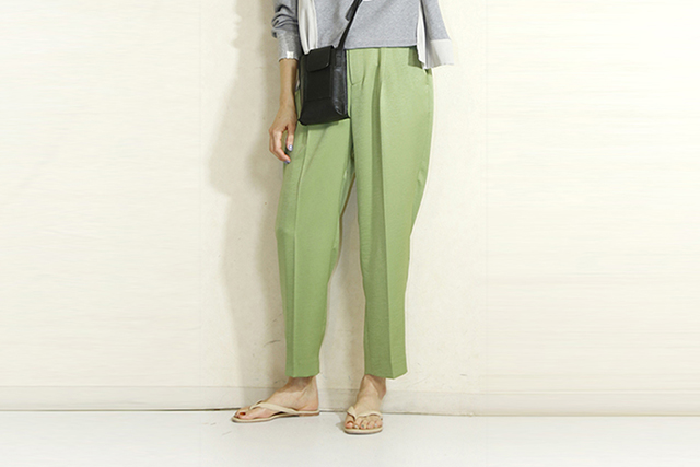 1% (1パーセント）　サテンパンツ　23M-P-8-PISTA