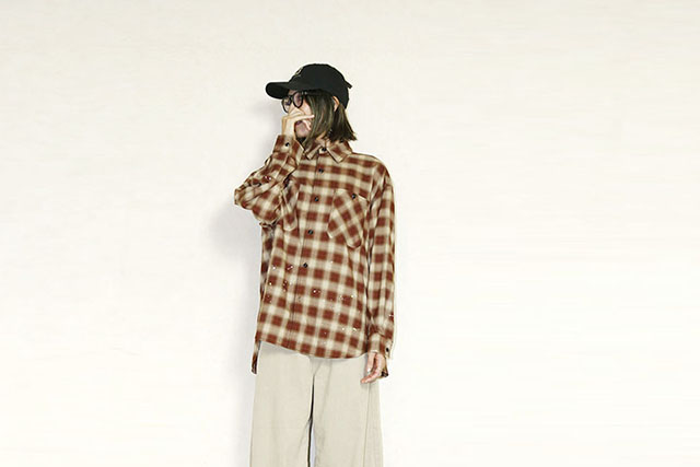 KHA:KI（カーキ）HOMBRE WIDE SHIRT  MIL26FBL3169