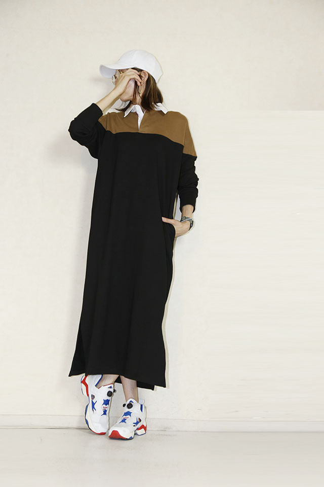 MIDVEIN　(ミッドヴェイン)  　ラガーワンピ　552-95402