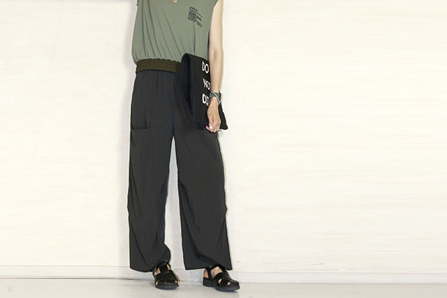 SUGAR ROSE　カーゴタックデザインワイドパンツ　259503