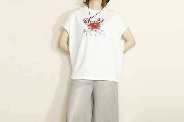 bedsidedrama  UnKnown Tee Grave Dance　bsd24SS-19E-white
