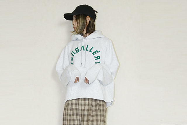 USU GALLERY 　カーブカレッジパーカー　26A-MT-41-ASH