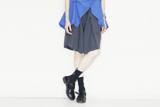 gru.rond　(グルロン)  　HYBRIT HARF　 PANTS　G53PT01CHARCOAL